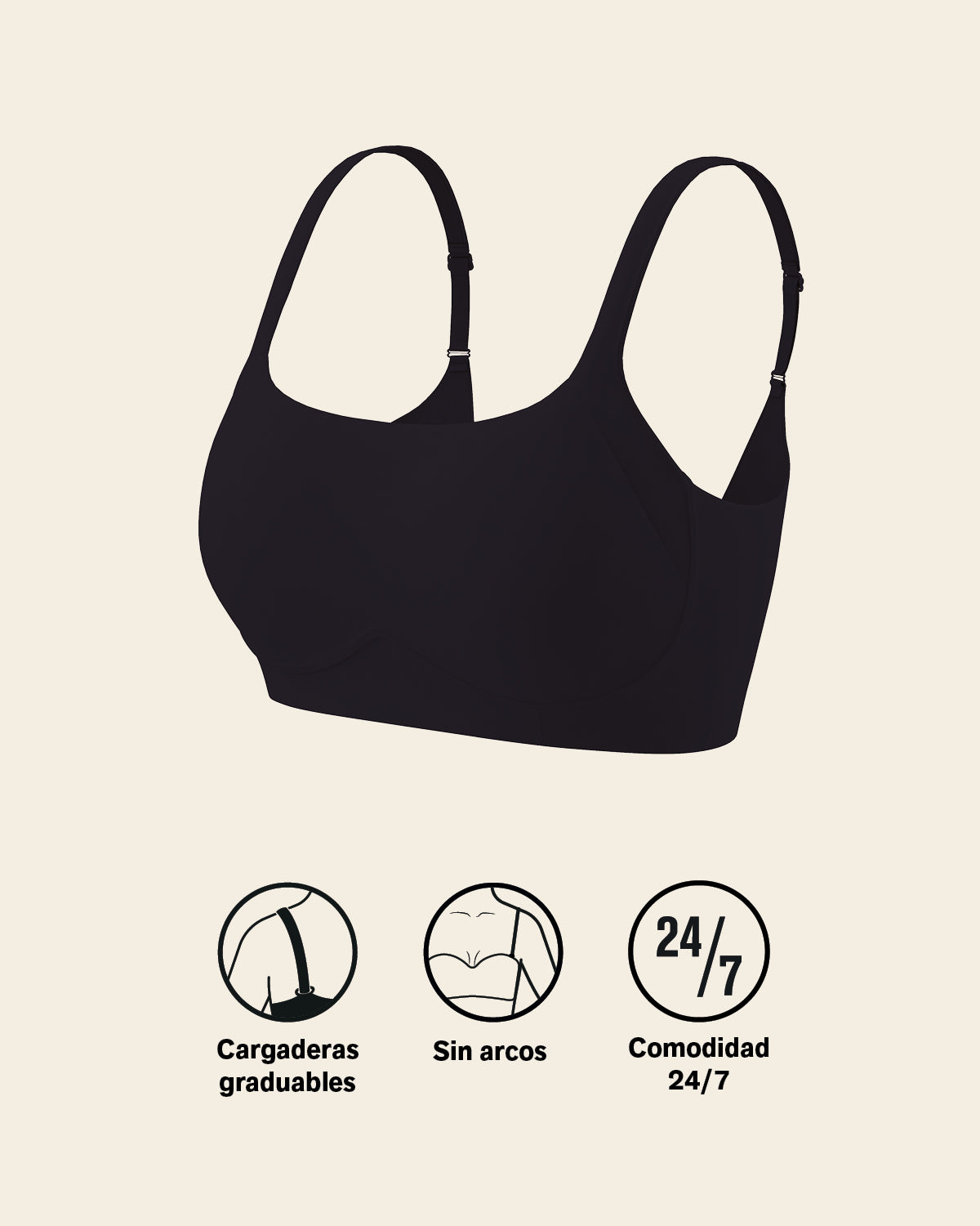 Wireless Support Bra