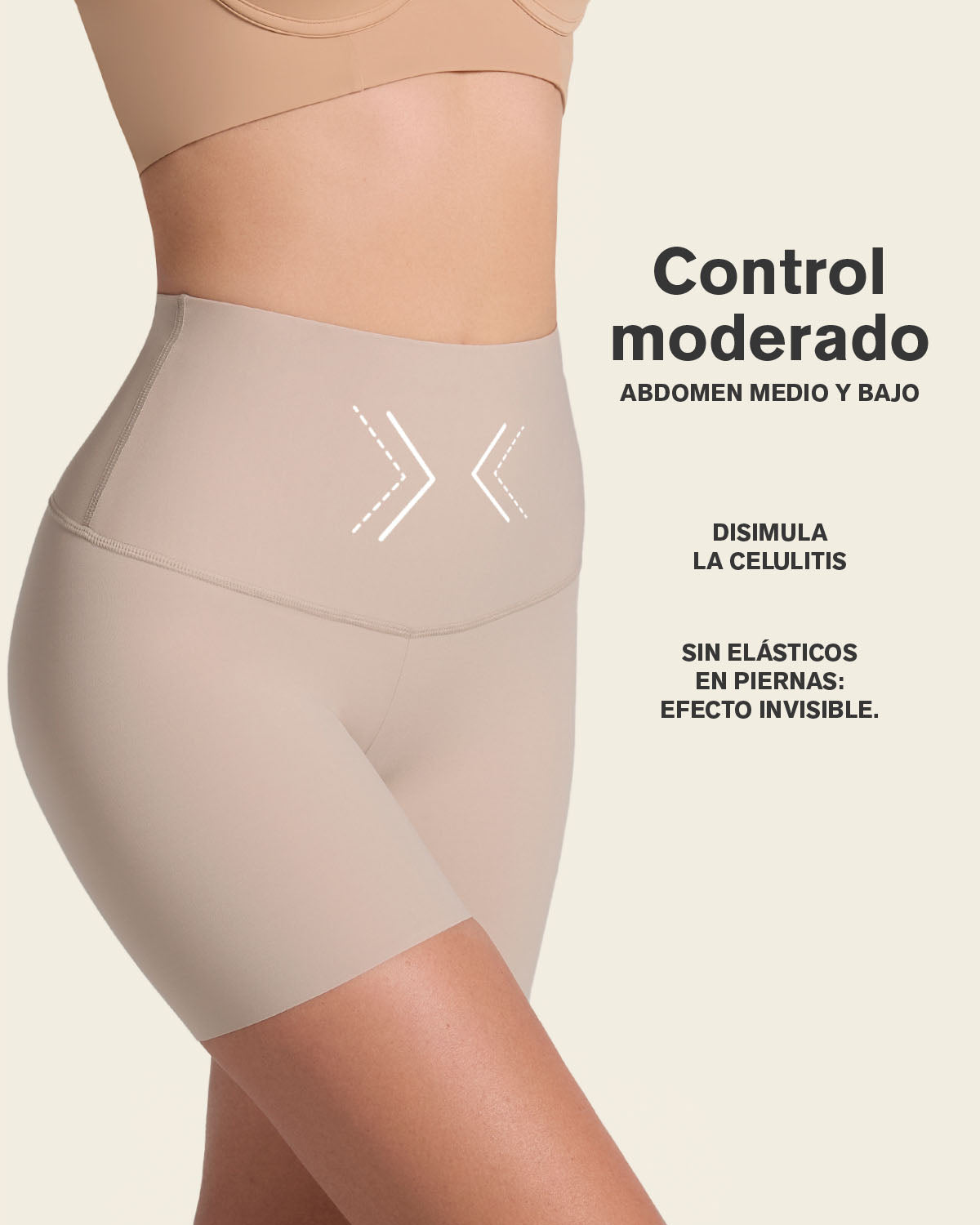 Moderate High-Waisted Shaper Shaper Short
