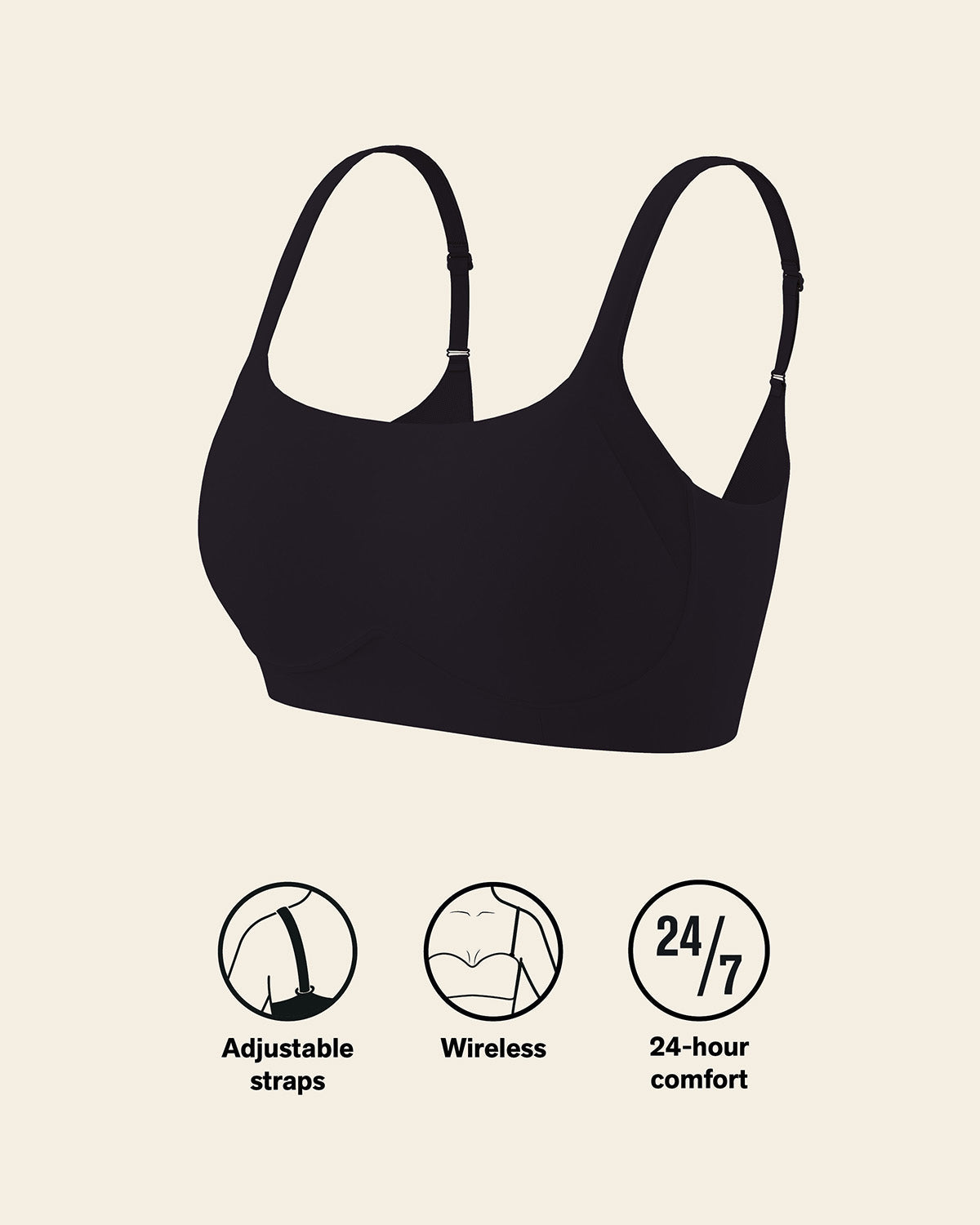 Wireless Support Bra