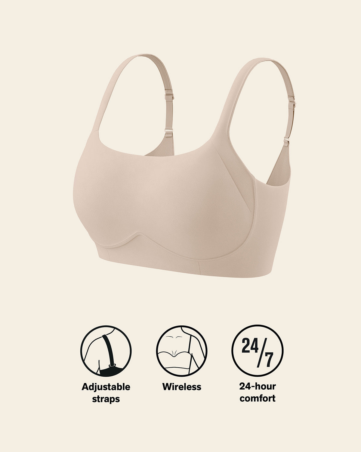 Wireless Support Bra