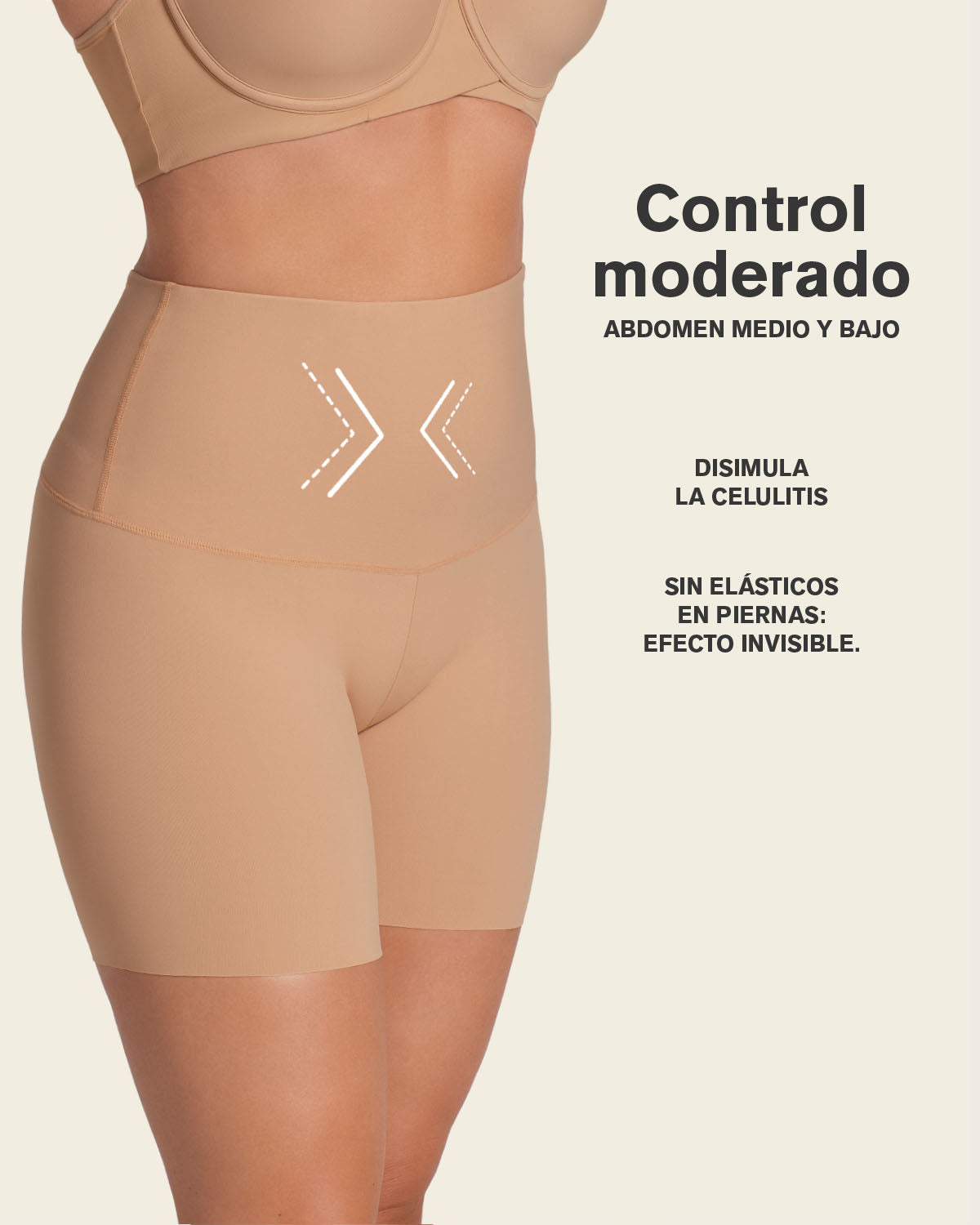Moderate High-Waisted Shaper Shaper Short