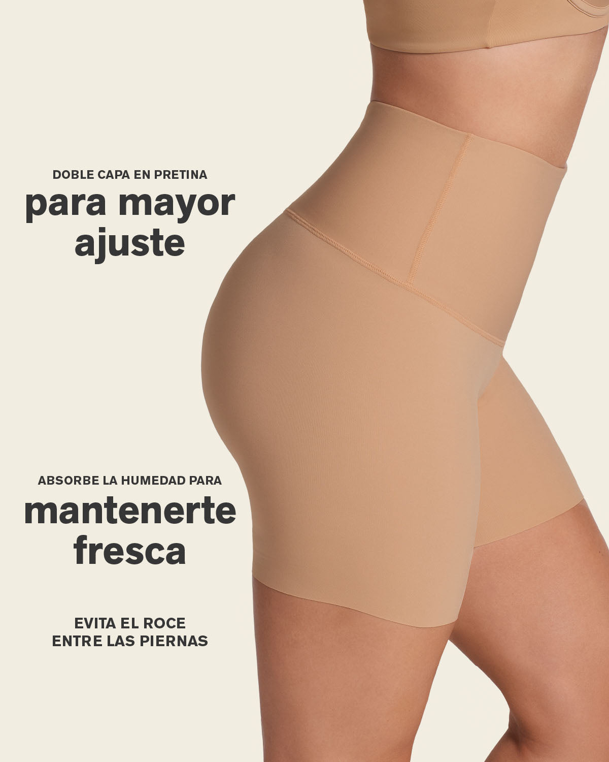 Moderate High-Waisted Shaper Shaper Short