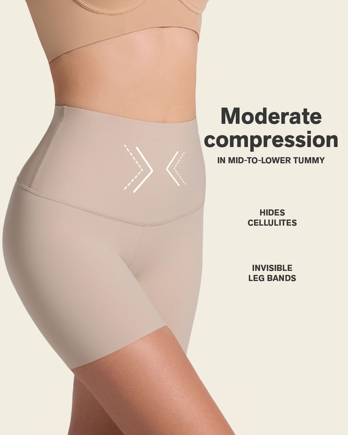 Moderate High-Waisted Shaper Shaper Short