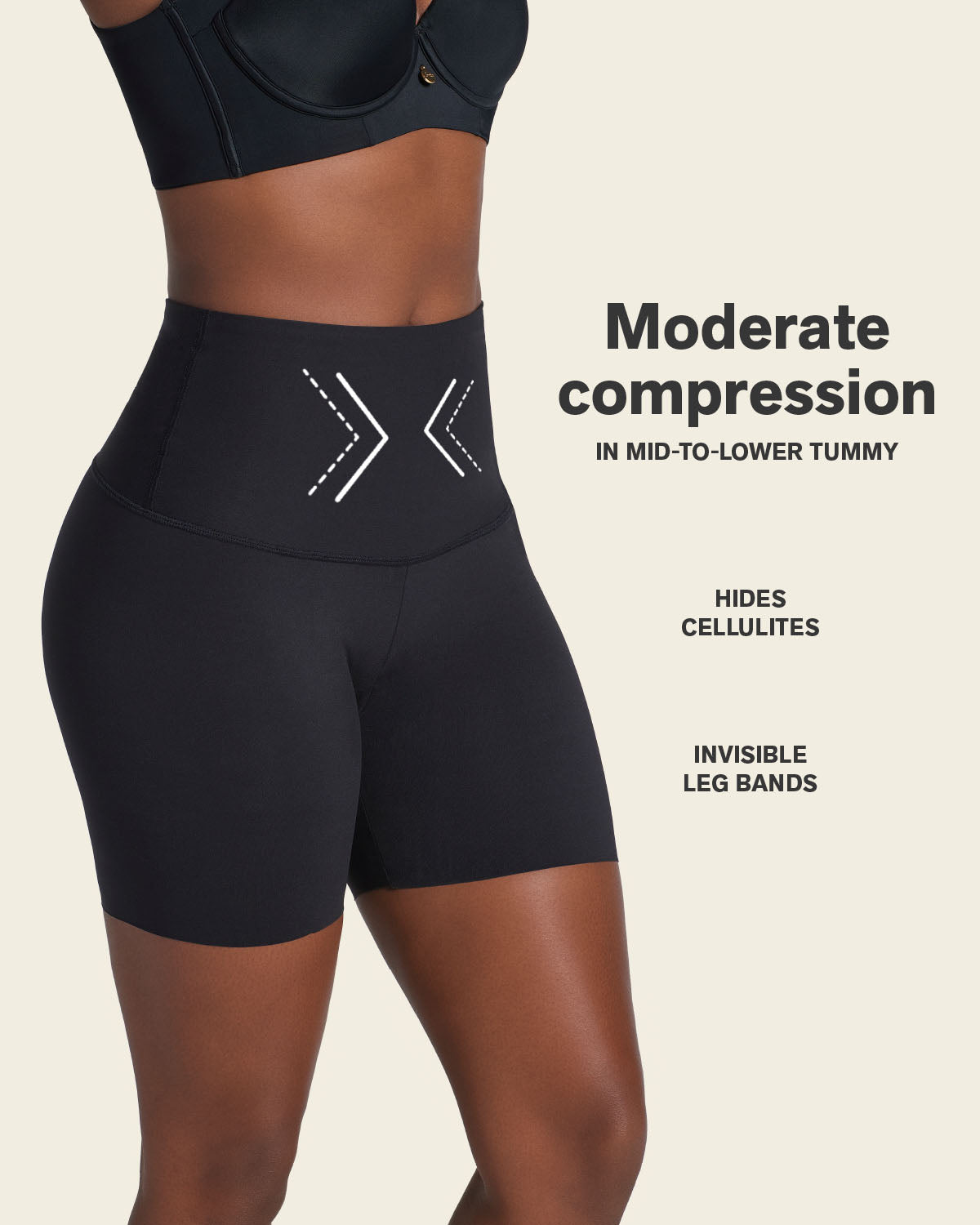 Moderate High-Waisted Shaper Shaper Short