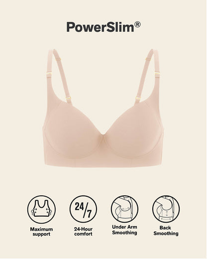 Back Smoothing Bra with Soft Full Coverage Cups