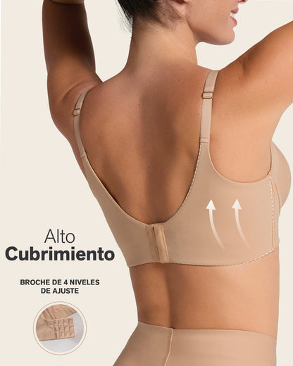 Back Smoothing Bra with Soft Full Coverage Cups