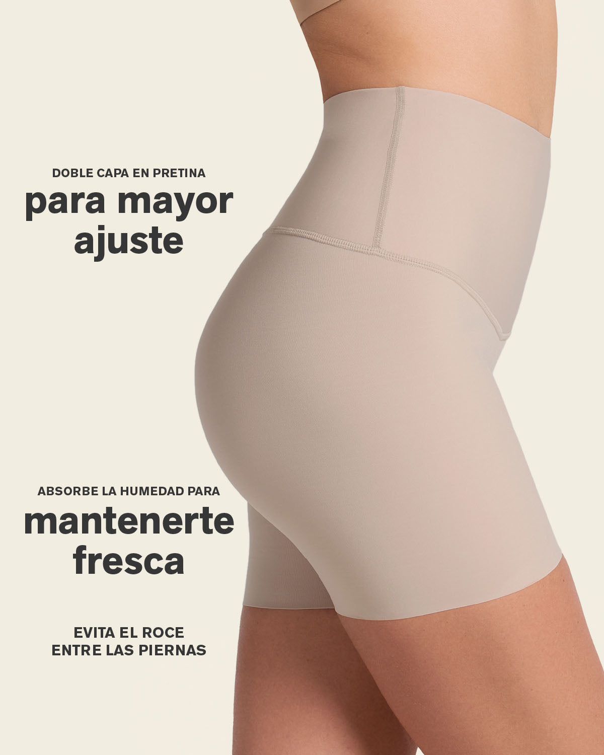 Moderate High-Waisted Shaper Shaper Short